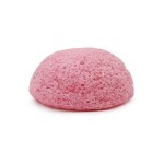 Gąbka Konjac do twarzy, Różana, aż 6,3 - 8 cm średnicy - Bebevisa