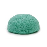 Gąbka Konjac do twarzy, Mięta Pieprzowa, aż 6,3 - 8 cm średnicy - Bebevisa