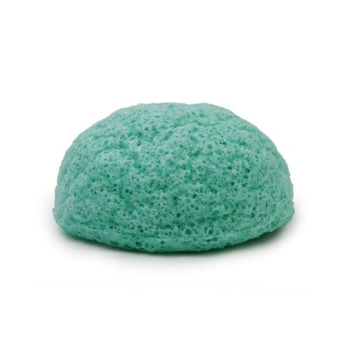 Gąbka Konjac do twarzy, Mięta Pieprzowa, aż 6,3 - 8 cm średnicy - Bebevisa