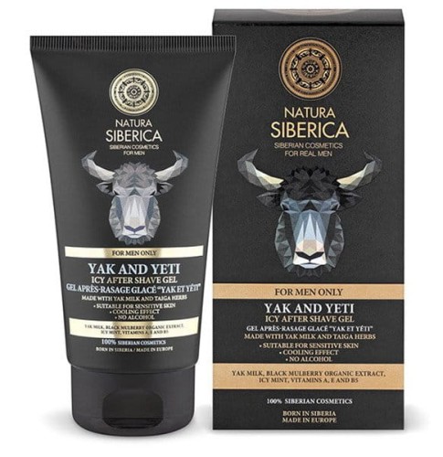 Natura Siberica Men CHŁODZĄCY żel po goleniu dla mężczyzn "Yak and Yeti"150 ml - EuroBiolab