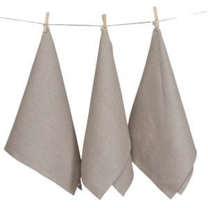 Lniana ścierka bez haftu - 45x75 cm