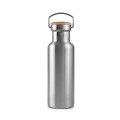 Butelka termiczna ze stali nierdzewnej z bambusową zakrętką, podwójnie izolowana, ZERO WASTE, 750 ml - Bambaw