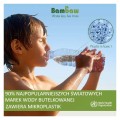 Butelka termiczna ze stali nierdzewnej z bambusową zakrętką, podwójnie izolowana, ZERO WASTE, 750 ml - Bambaw