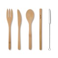 Zestaw sztućców bambusowych cutlery set Berry - Bambaw
