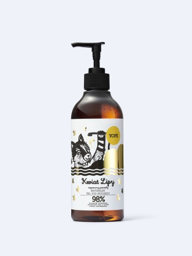Naturalny żel pod prysznic Kwiat lipy - 400 ml - Yope