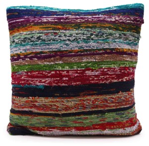 Kolorowa Poszewka na Poduszkę - 40x40 cm - Niebieskości