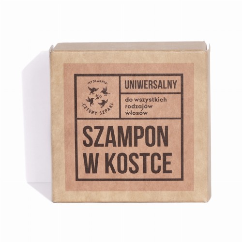 Uniwersalny szampon do włosów w kostce, wegański 75 g - 4 Szpaki