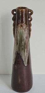 Wazon "Brunatny Totem" - Retro 