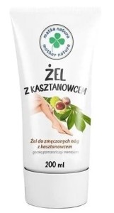 Żel z Kasztanowcem, do zmęczonych nóg, żylaki - 200 ml.