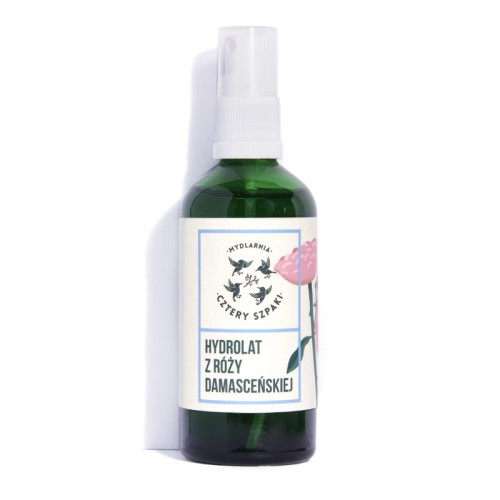 Hydrolat z róży damasceńskiej, mgiełka do twarzy i ciała 100 ml - 4 Szpaki