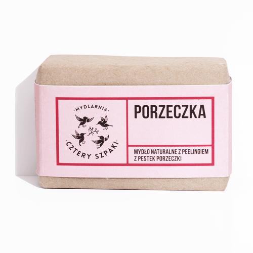 Mydło wegańskie, peelingujące Porzeczka 110 g - 4 Szpaki
