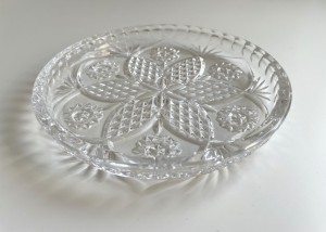 Patera mała kryształowa 16 cm - Retro